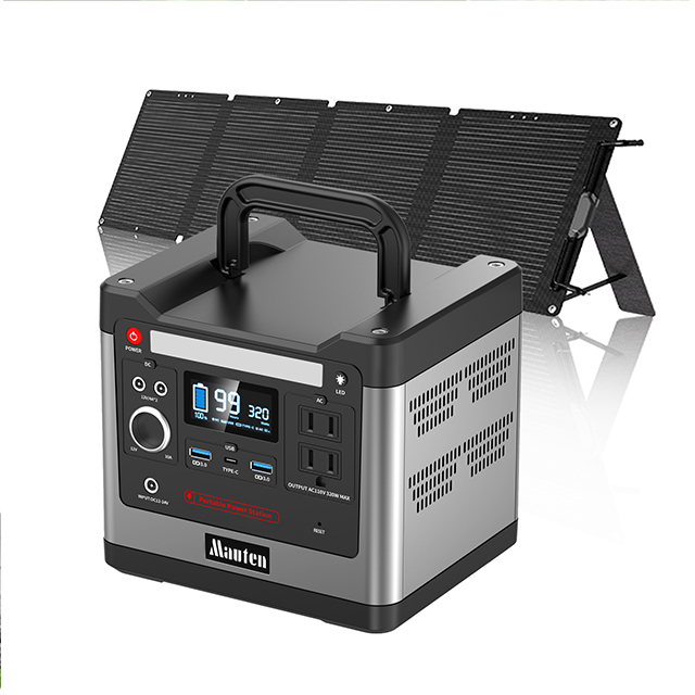 太阳能储能电源 320W 磷酸铁锂电池230.4wh应急户外储能支持多种电压和插座尺寸定制