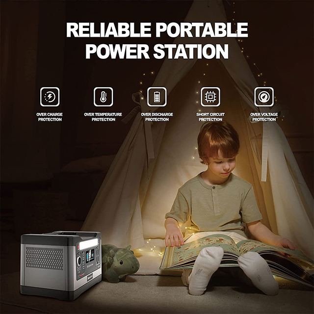 应急电源500W 交流储能便携带220V电池户外工作